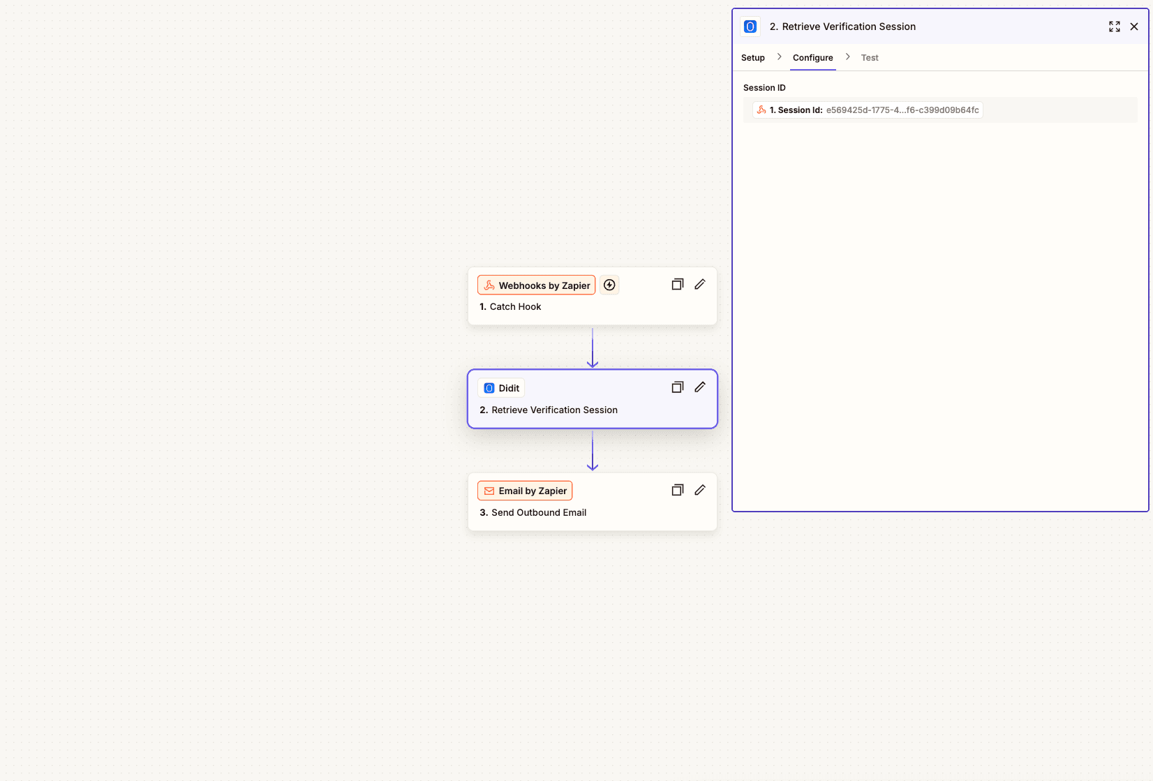 Workflow 2: Retrieve Session Information